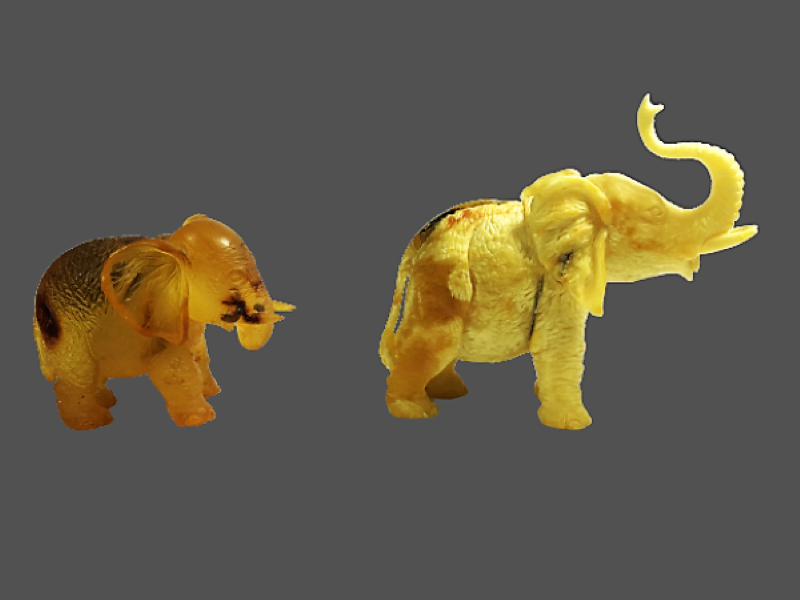 Exquisite Amber Carvings